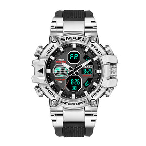 Elevate Your Fitness Journey with the Brand Men's Sports Fashion Fitness Watch Dual